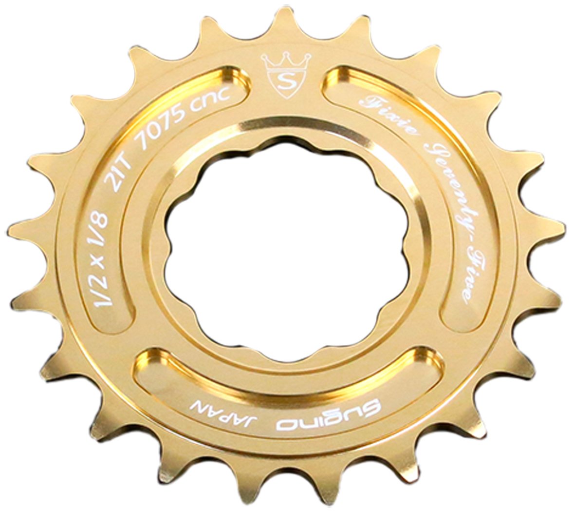Amazon | スギノ(SUGINO)FIXIE75 SPROCKET ゴールド19T 中